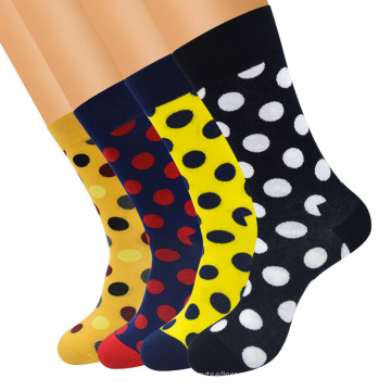 Popular logo socks same style polka dot stockings cotton socks male aliexpress hot style